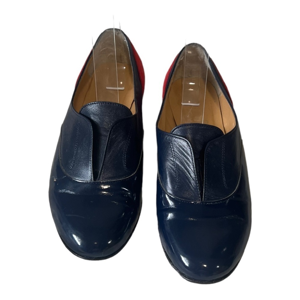 SORE Fontana di tre  Navy/Red Mokassins size 37 1/2